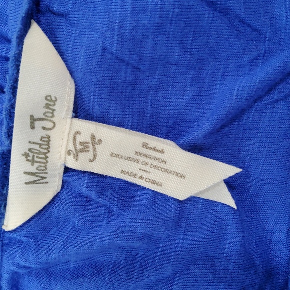 MATILDA JANE MEDIUM Into the Blue Sleeveless Tiered Dress - Picture 4 of 5